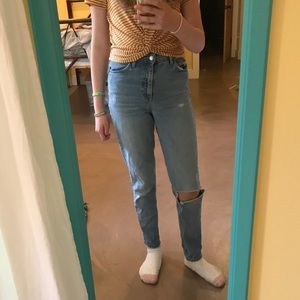 Topshop mom jeans